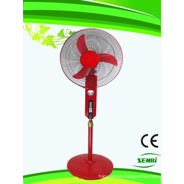 16 Inches 24V DC Stand Fan Red Big Timer (SB-S-DC16O)